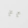 Accessories Estella Bartlett Earrings | Heart Padlock Ear Studs - Silver