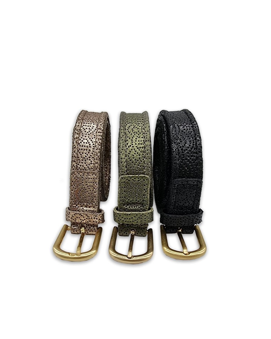 Accessories Nooki Design | Kenwood Punched Belt-Olive