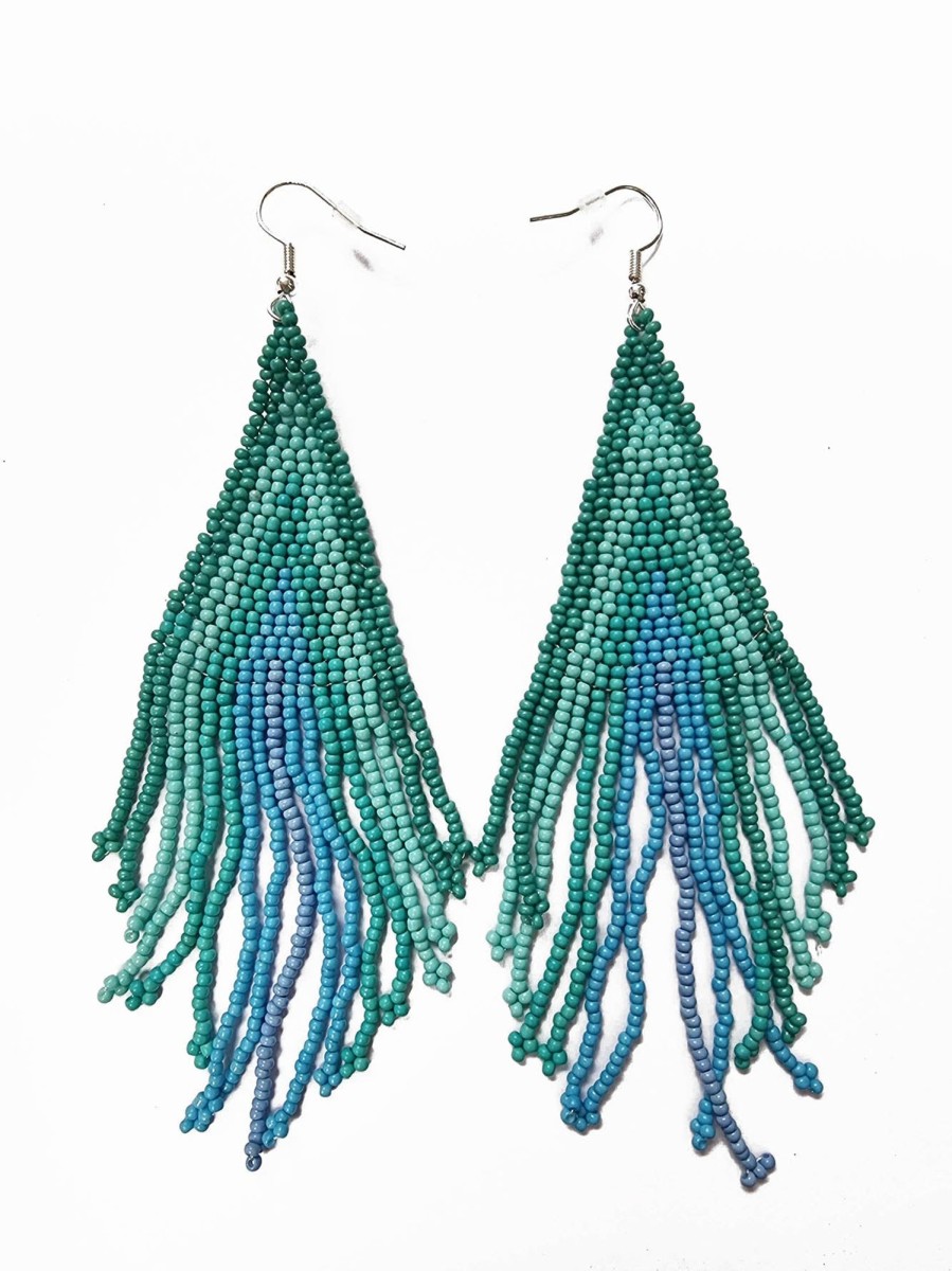 Accessories NOOKI DESIGN Earrings | Beaded Earrings - Turquoise