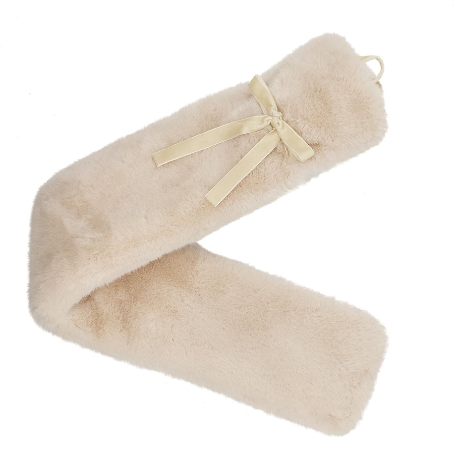 Home & Lifestyle Nooki Design | Faux Fur Long Hot Water Bottle - Cream