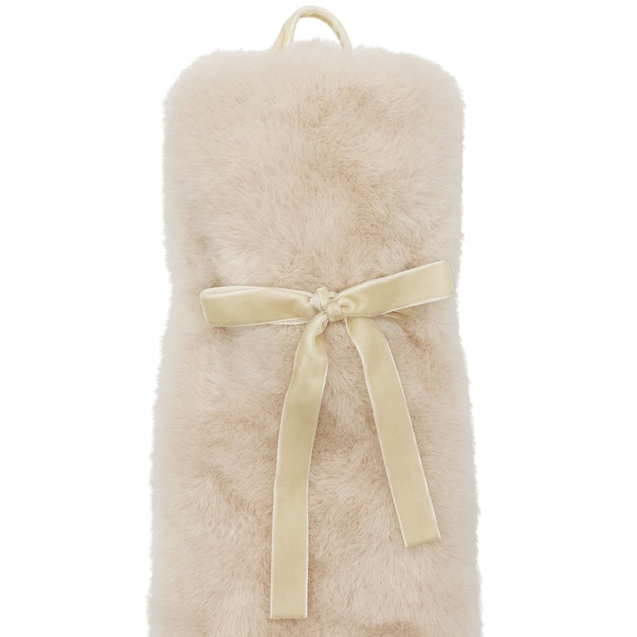 Home & Lifestyle Nooki Design | Faux Fur Long Hot Water Bottle - Cream