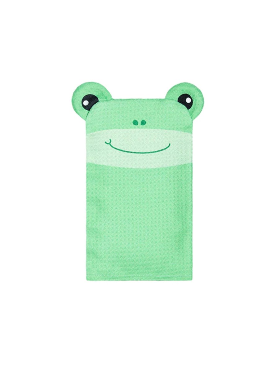 Kids Dock & Bay | Frankie Frog Baby Towel - Hand