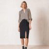 Clothing INDI&COLD Shirts & Blouses | Romantic Tie Shirt - Grey