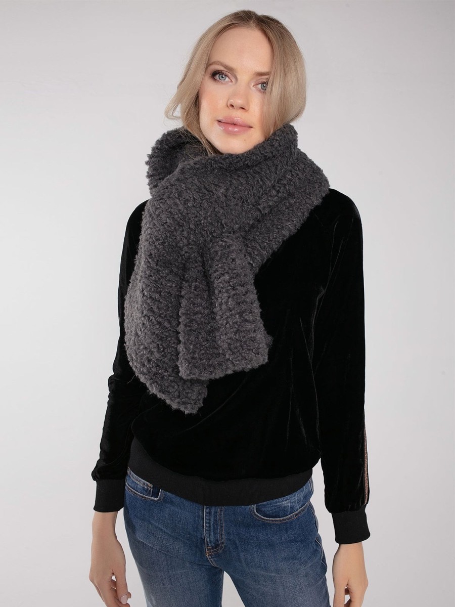 Accessories NOOKI DESIGN | Lexington Slot Through Faux Fur Scarf-Mole