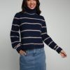 Clothing NOOKI DESIGN | Chiara Knitted Stripe Jumper-Blue