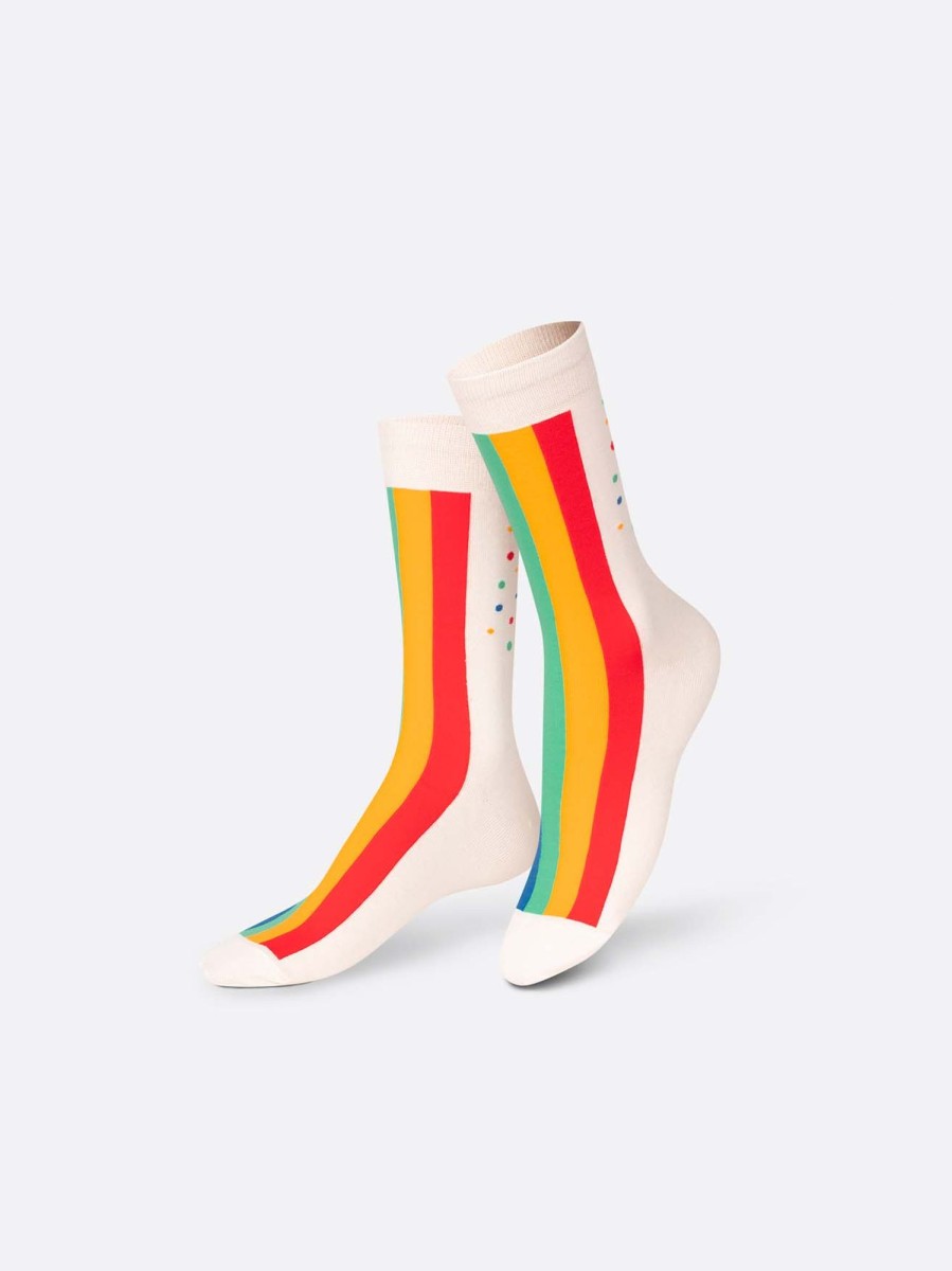 Accessories SUCK | Rainbow Cake Socks Eat My Socks