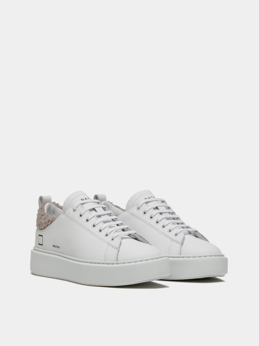 Shoes D.A.T.E | D.A.T.E Sneakers -Sfera Teddy C White