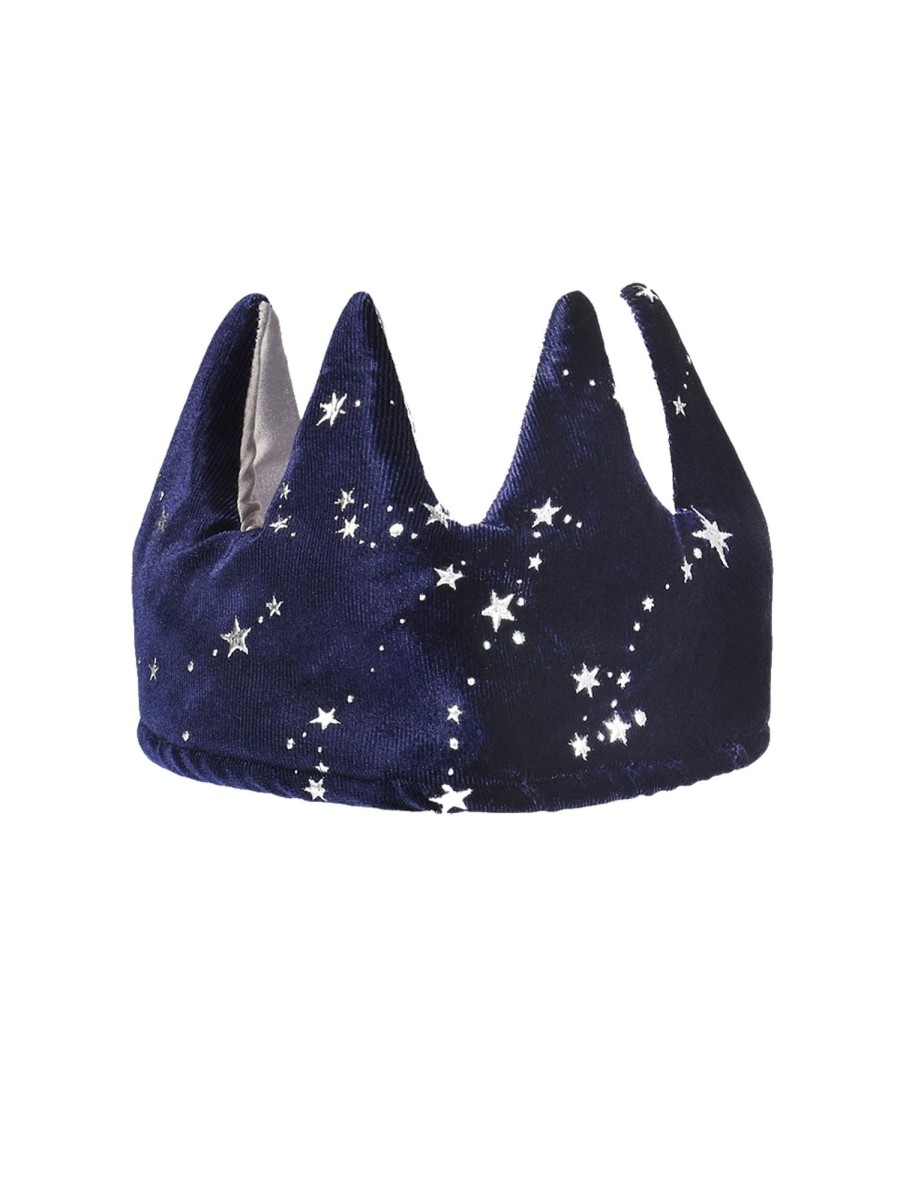 Kids MIMI & LULA | Mystical Velvet Crown - Navy