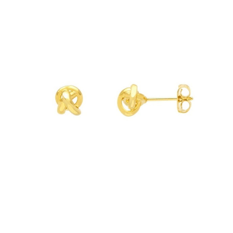 Accessories Estella Bartlett Earrings | Knot Stud Earrings - Gold Plated