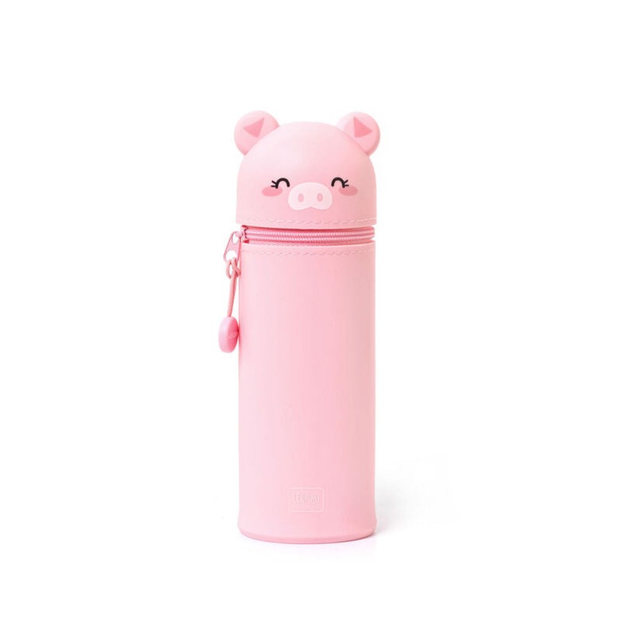 Kids Legami Milano | Kawaii Piggy - 2 In 1 Soft Silicone Pencil Case