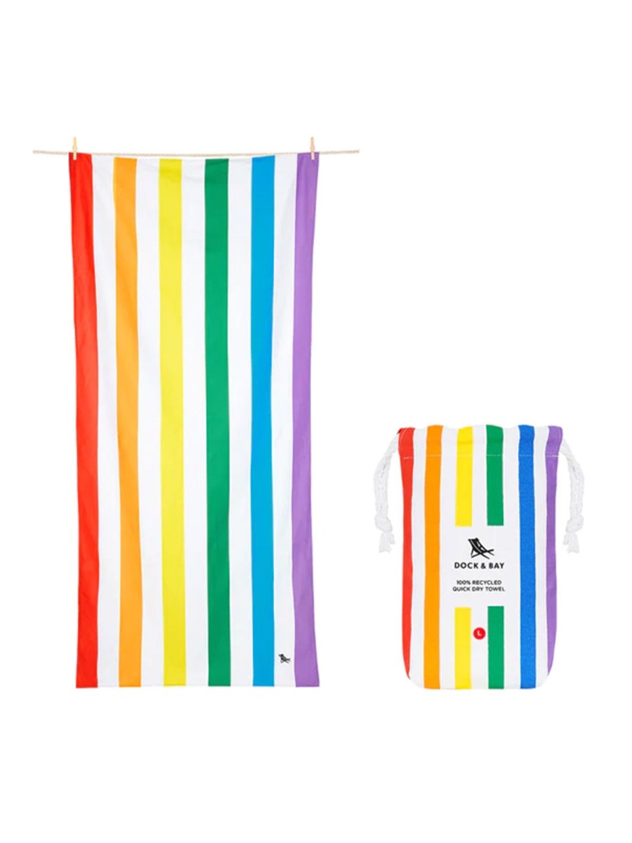 Home & Lifestyle Dock & Bay | Dock & Bay Beach Towel X Large - Rainbow Skies