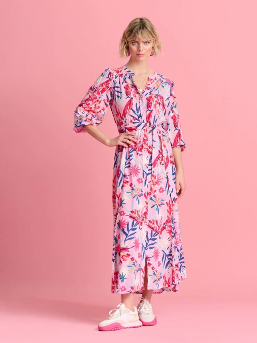 Clothing POM Amsterdam | Botanical Pink Dress