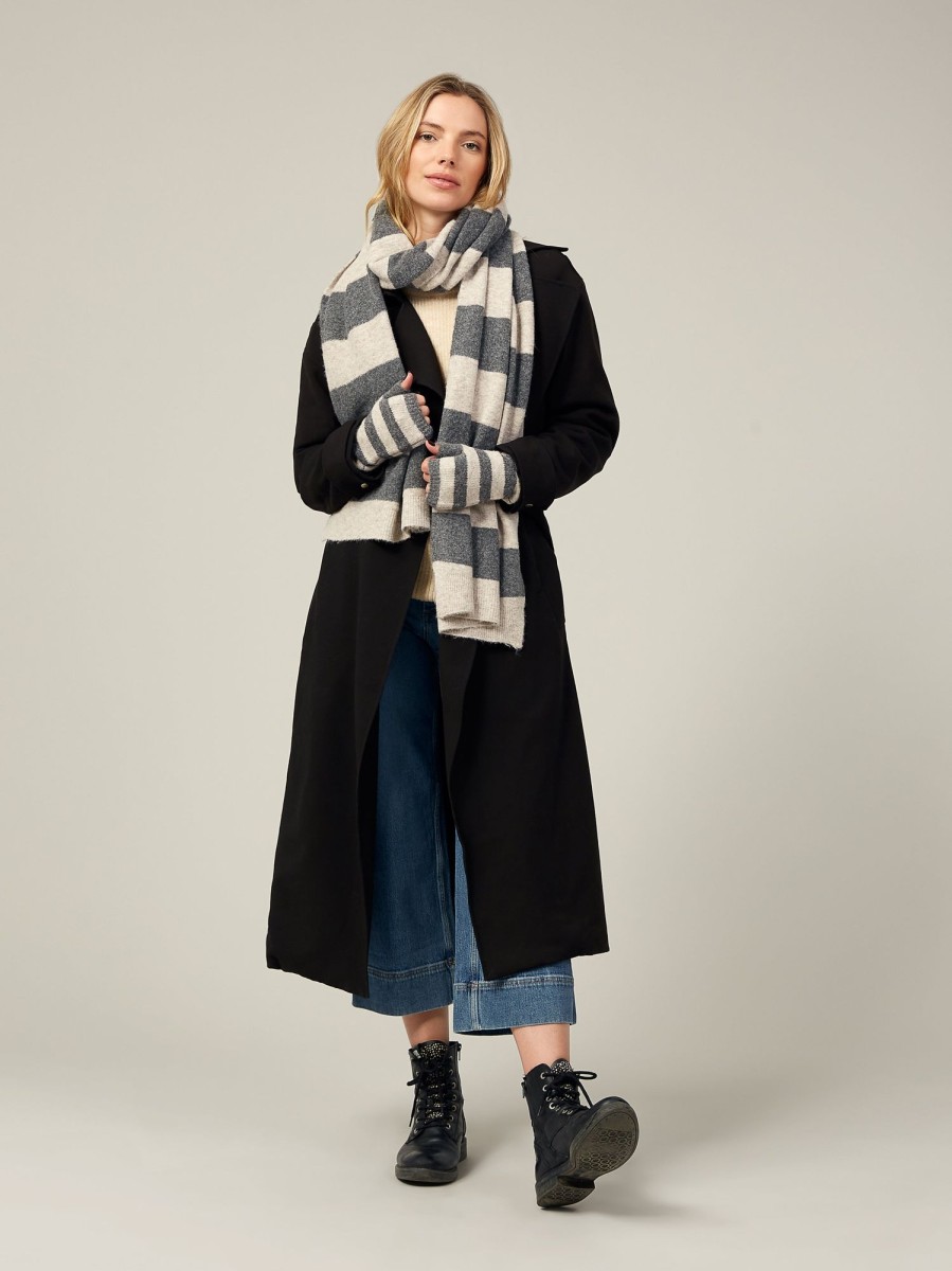 Accessories Nooki Design | Alexa Scarf-Black Mix