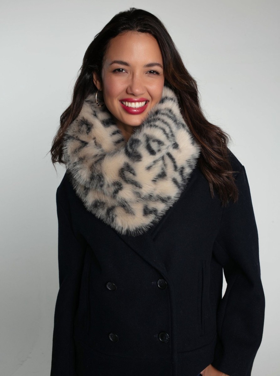 Accessories NOOKI DESIGN | Snuggy Faux Fur Snood-Leopard