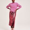 Clothing CKS FASHION | Skott Pink Sequined Skirt - Cks