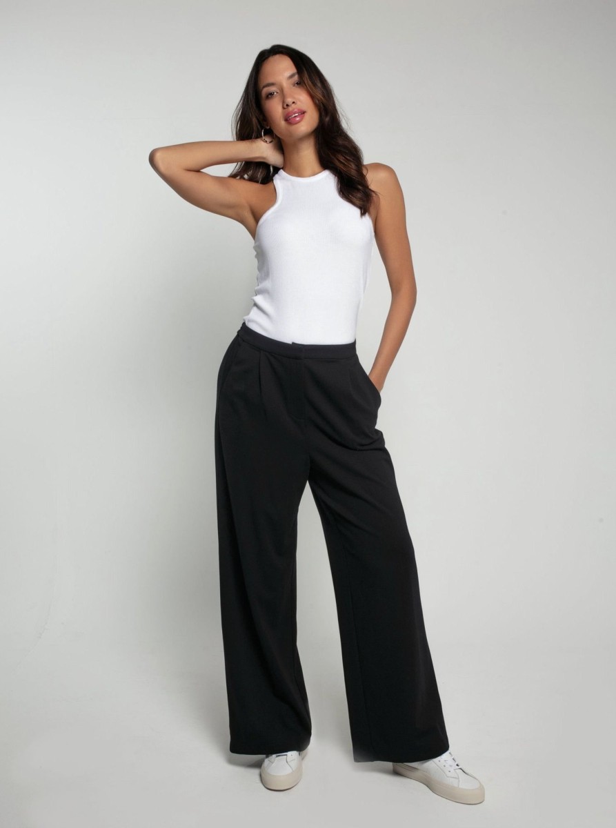 Clothing NOOKI DESIGN | Dakota Jersey Wide Leg Trousers