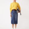 Clothing SUNCOO | Floyd Denim Midi Skirt