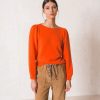 Clothing INDI&COLD | Fluor Puffed Jumper - Coral