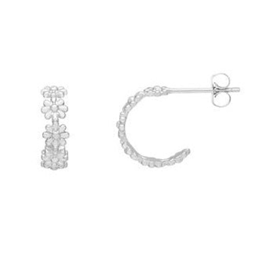 Accessories Estella Bartlett Earrings | Wildflower Daisy Chain Hoop Earrings