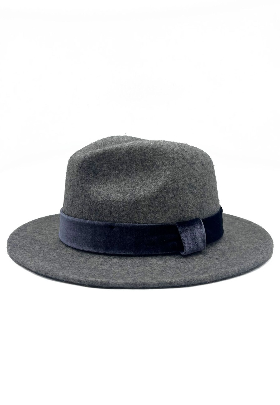 Accessories NOOKI DESIGN | Frankie Wool Fedora-Grey