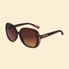 Accessories Powder | Evelyn Ltd Edition Sunglasses-Mahogany