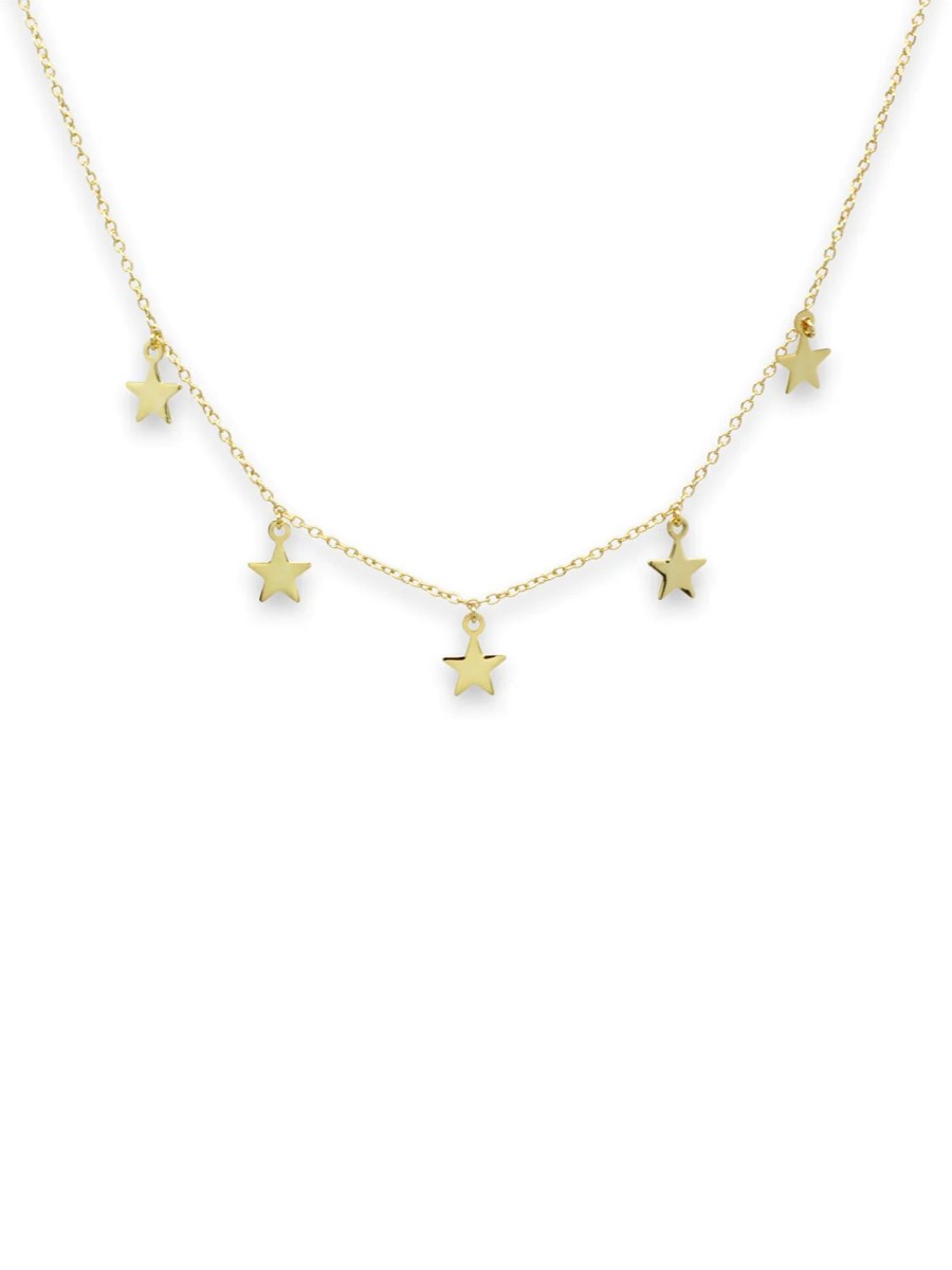 Accessories BOHO BETTY Necklaces | Asti Gold Star Charm Necklace