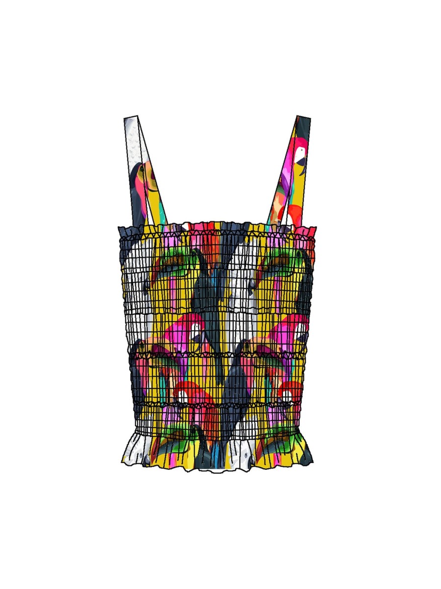 Clothing NOOKI DESIGN T-Shirts & Vests | Maddie Bandeau Top