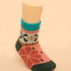 Kids Powder | Kids Cosy Socks - Fair Isle Petal