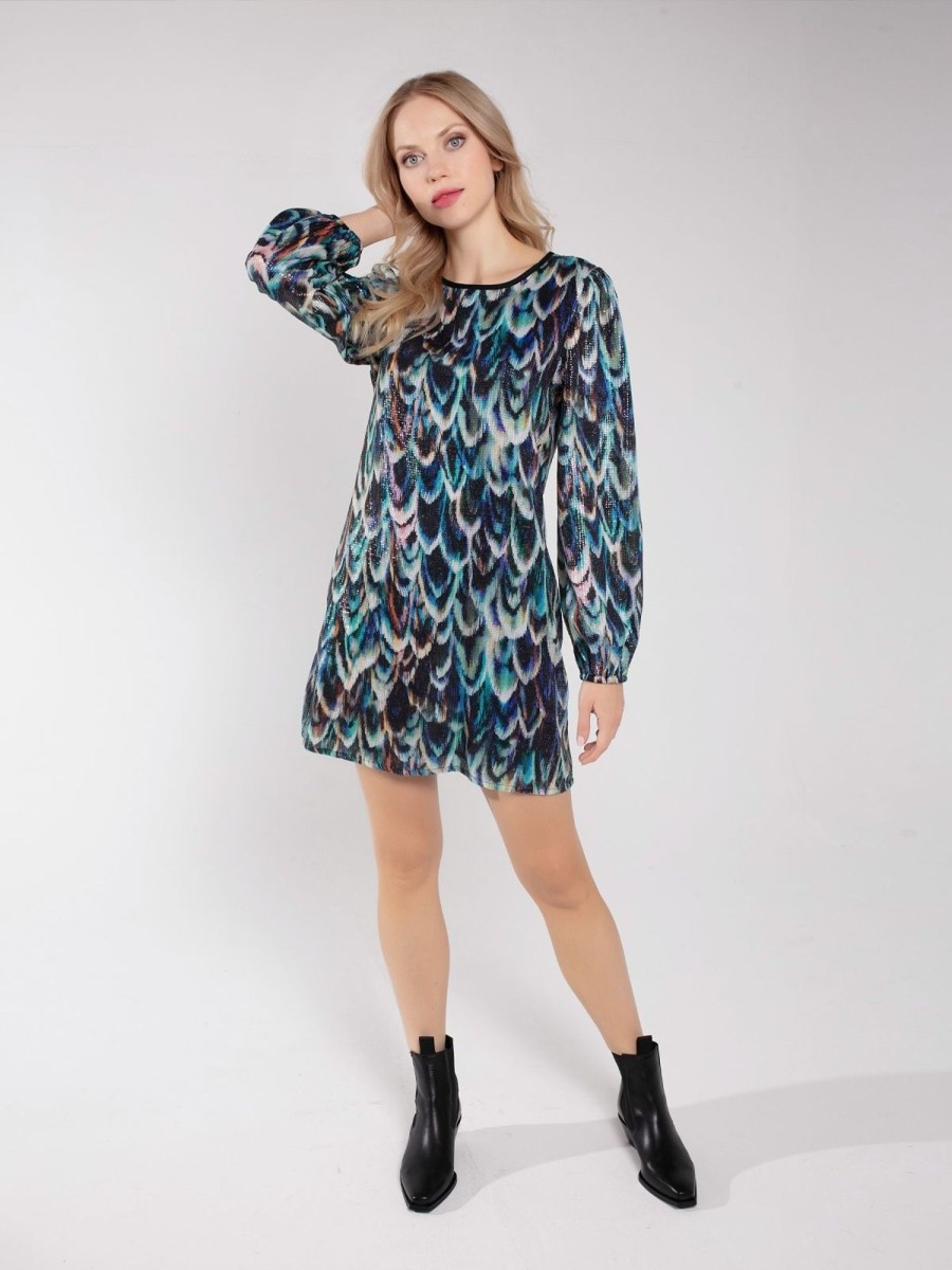 Clothing NOOKI DESIGN | Seraphina Printed Sequin Dress