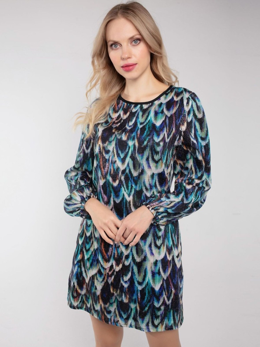 Clothing NOOKI DESIGN | Seraphina Printed Sequin Dress