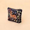 Accessories Powder | Powder - Folk Art Deer Velvet Mini Pouch Slate