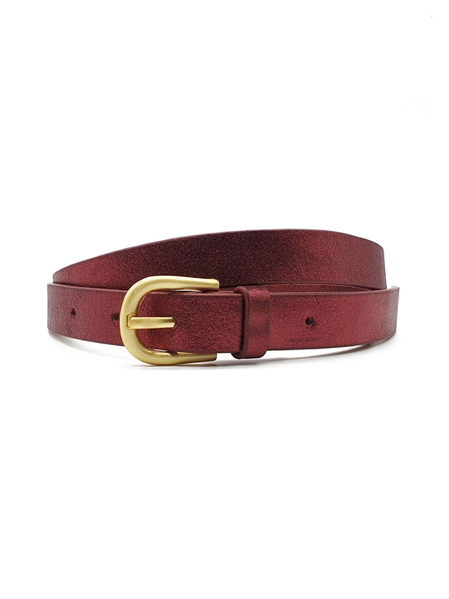 Accessories Nooki Design | Melena Metallic Belt - Rust