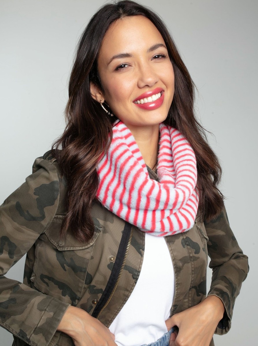 Accessories NOOKI DESIGN | Snuggy Faux Fur Snood-Red