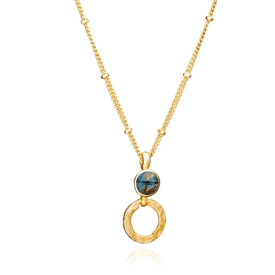 Accessories AZUNI Necklaces | Azuni Larissa Gemstone Necklace-Labradorite