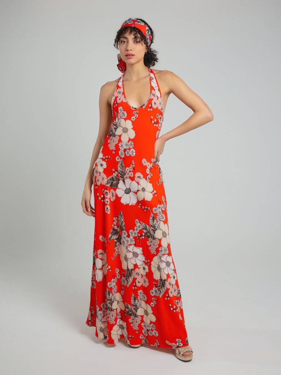 Clothing NOOKI DESIGN | Lena Maxi Dress - Red