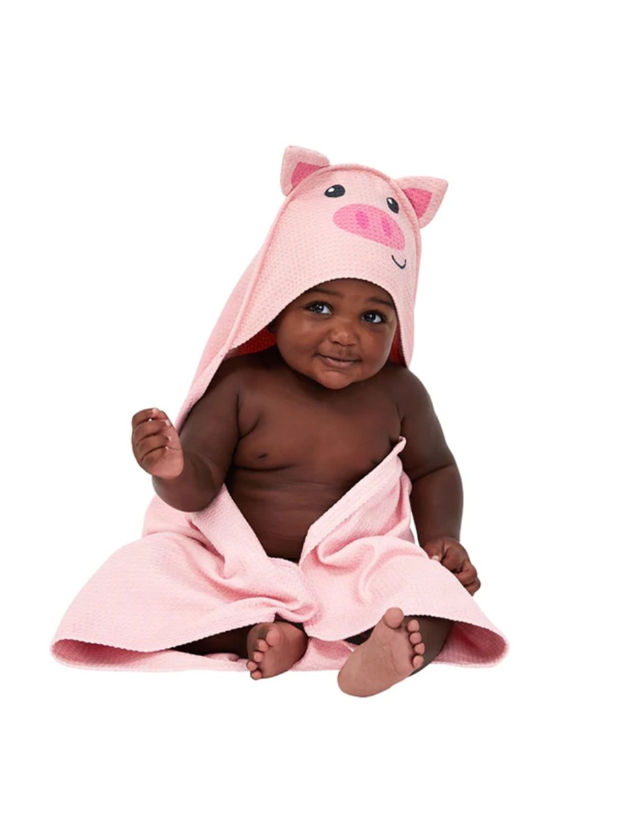 Home & Lifestyle Dock & Bay | Parker Pig Hooded Baby Towel - Small