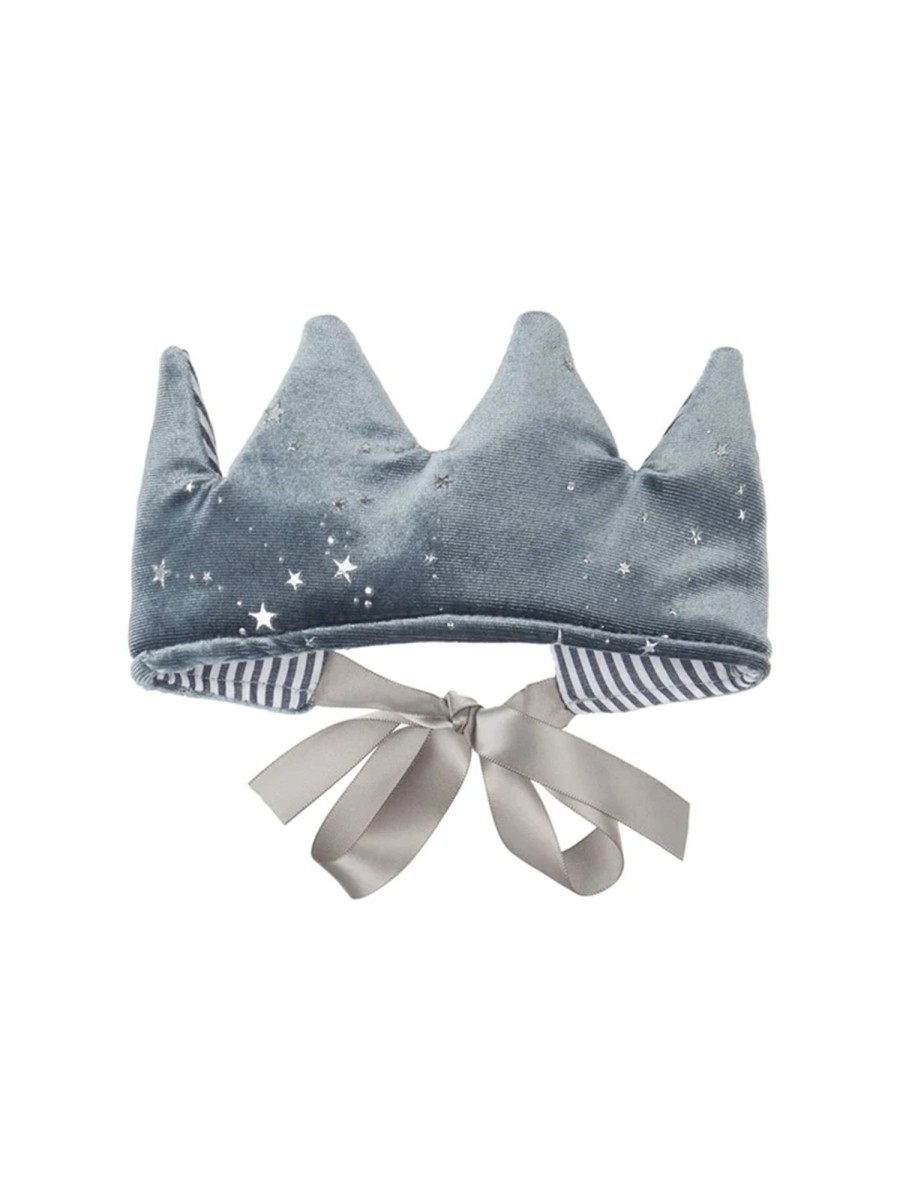 Kids MIMI & LULA | Mystical Velvet Crown - Grey