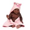 Kids Dock & Bay | Parker Pig Hooded Baby Towel - Small