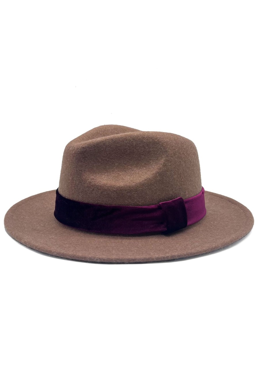 Accessories NOOKI DESIGN | Frankie Wool Fedora-Mink