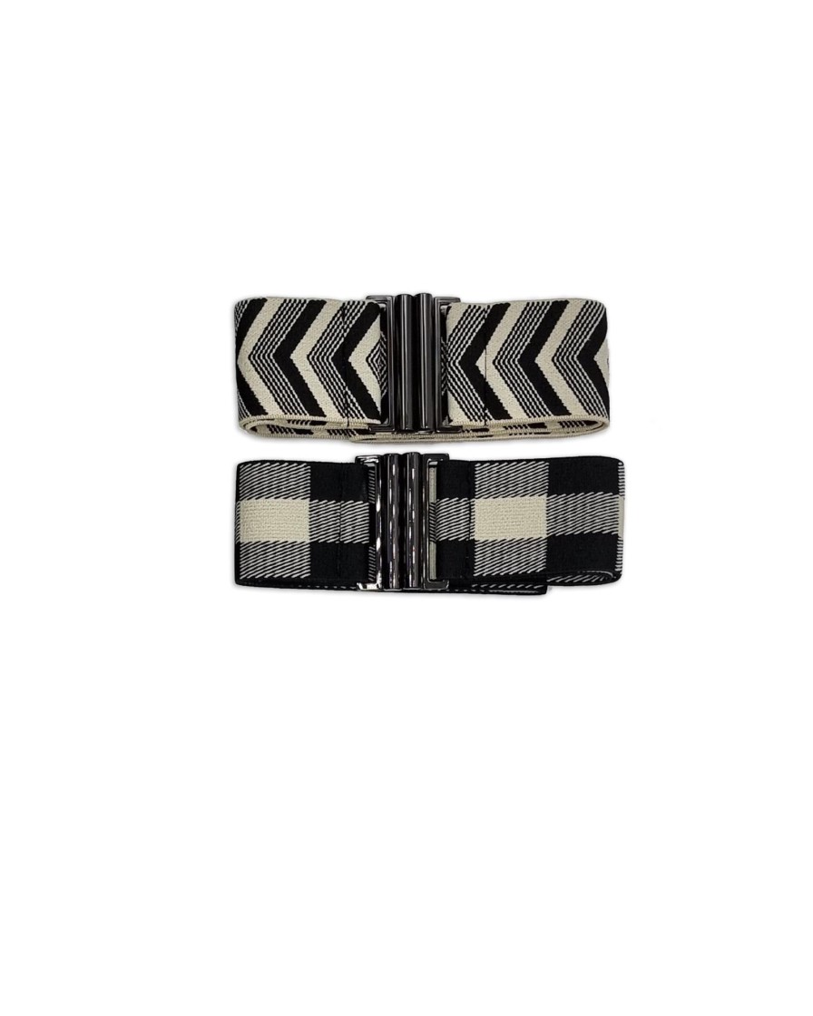 Accessories Nooki Design | Checkerboard Elastic Belt