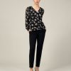 Clothing Nooki Design Shirts & Blouses | Emelda Blouse-Black Mix