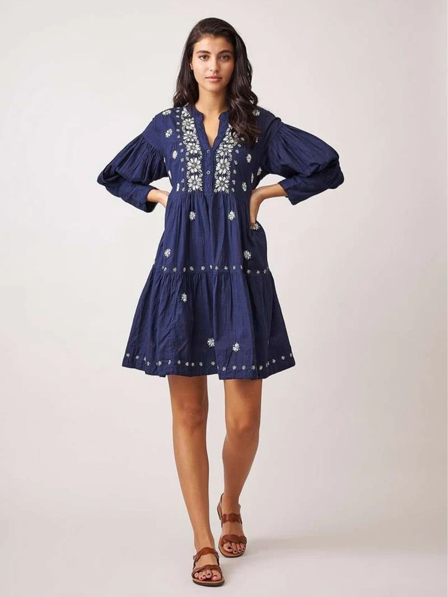 Clothing DREAM | Buta Dress - Navy/Ivory