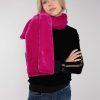 Accessories NOOKI DESIGN | Lexington Slot Through Faux Fur Scarf-Pink