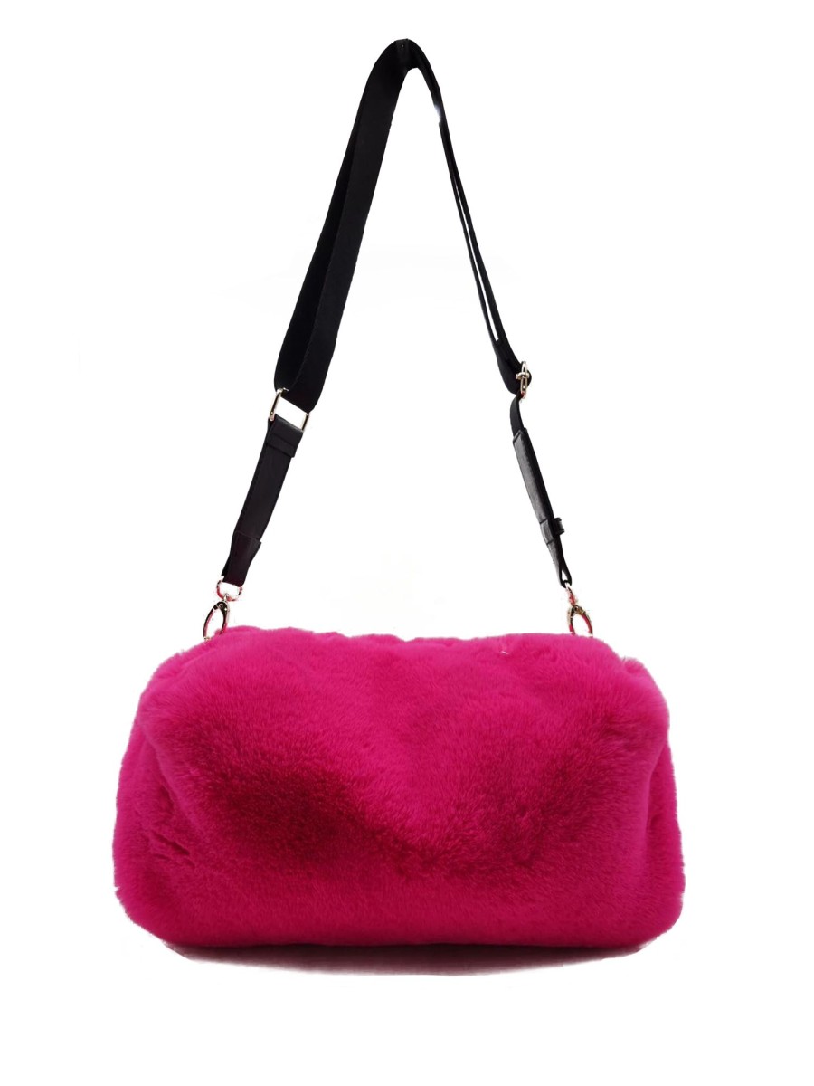 Accessories NOOKI DESIGN | Jackson Faux Fur Shoulder Bag-Pink