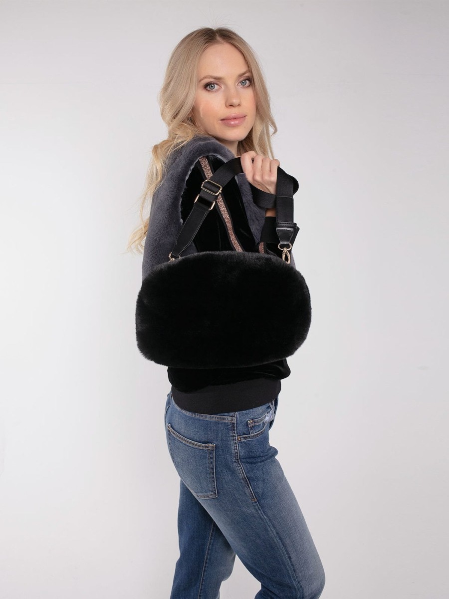 Accessories NOOKI DESIGN | Jackson Faux Fur Shoulder Bag-Pink