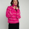 Clothing NOOKI DESIGN | Chiara Knitted Stripe Jumper-Pink