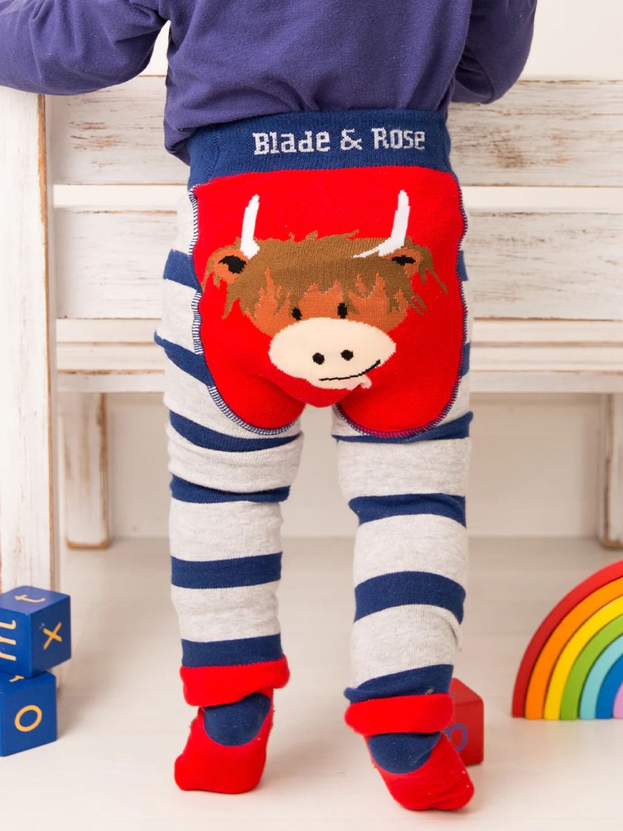 Kids Blade and Rose | Highland Cow Legging