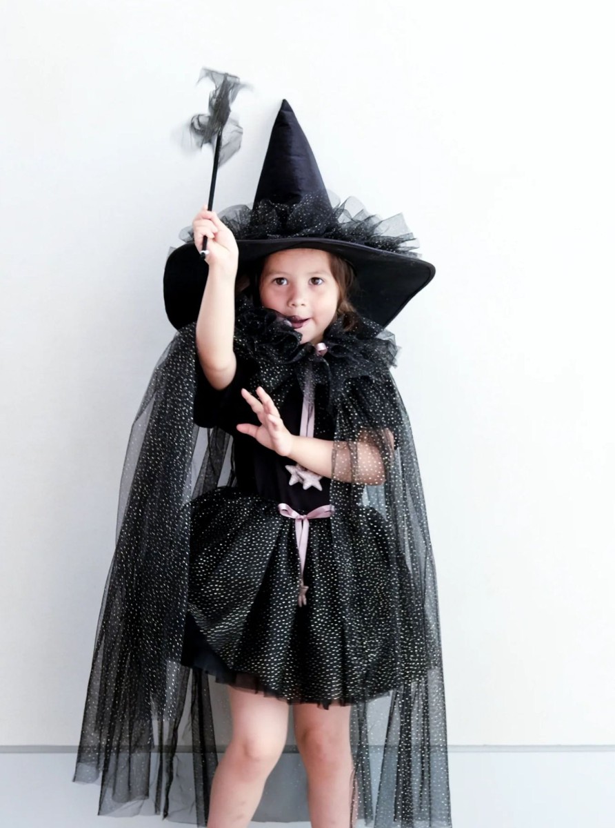 Kids MIMI & LULA | Esmerelda Ruffle Witch Cape