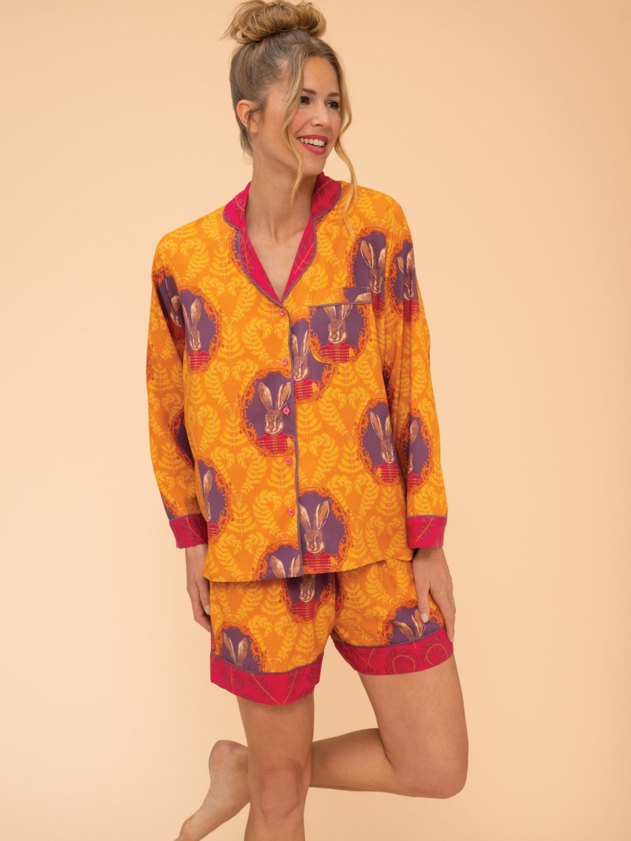 Clothing Powder | Regal Hare Pyjamas - Mustard