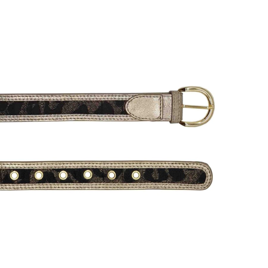 Accessories Nooki Design | Khloe Belt - Black Leopard